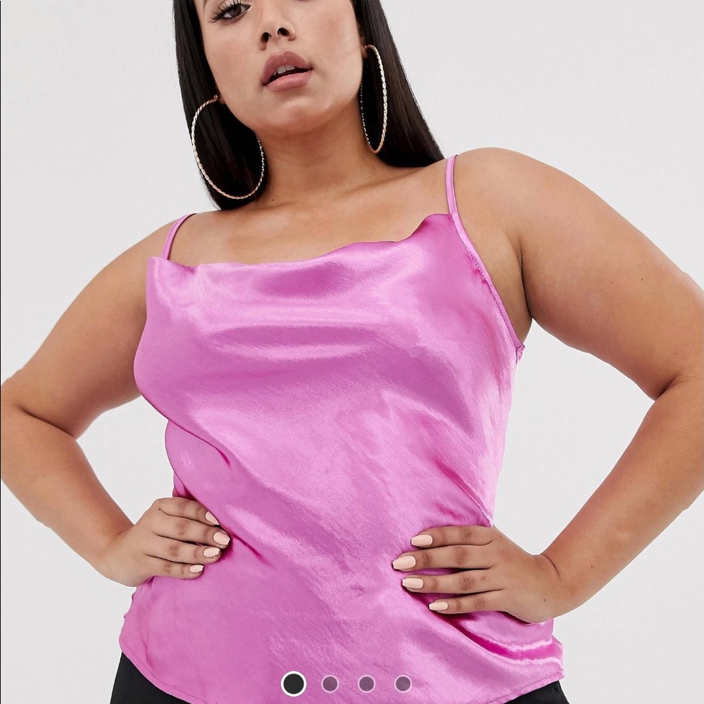 ASOS Curve Club L Cowl Neck Top